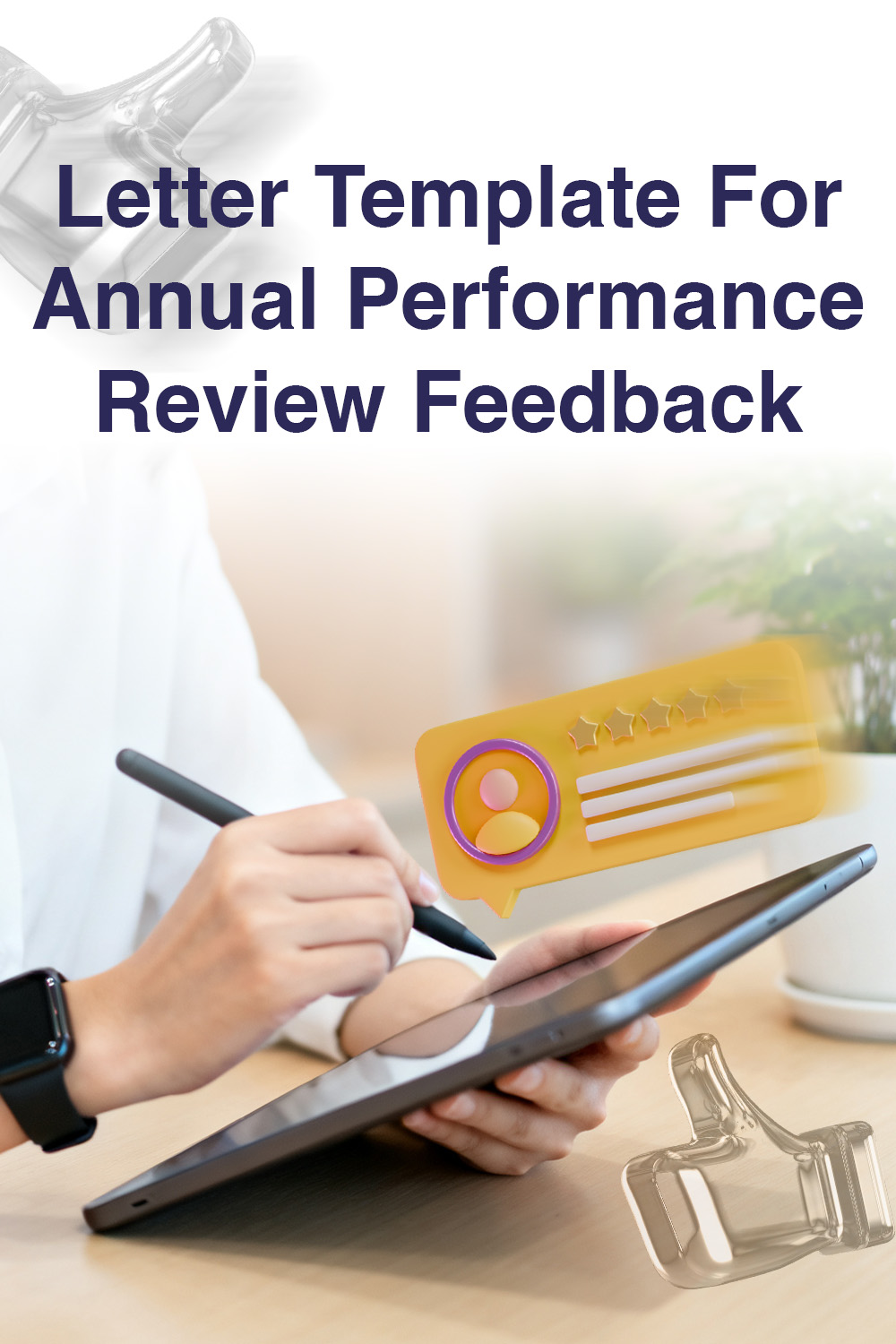 Letter Template For Annual Performance Review Feedback