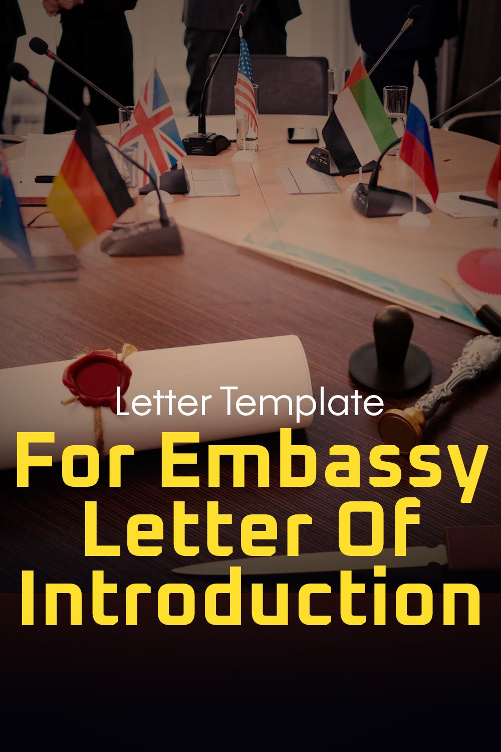 Letter Template For Embassy Letter Of Introduction