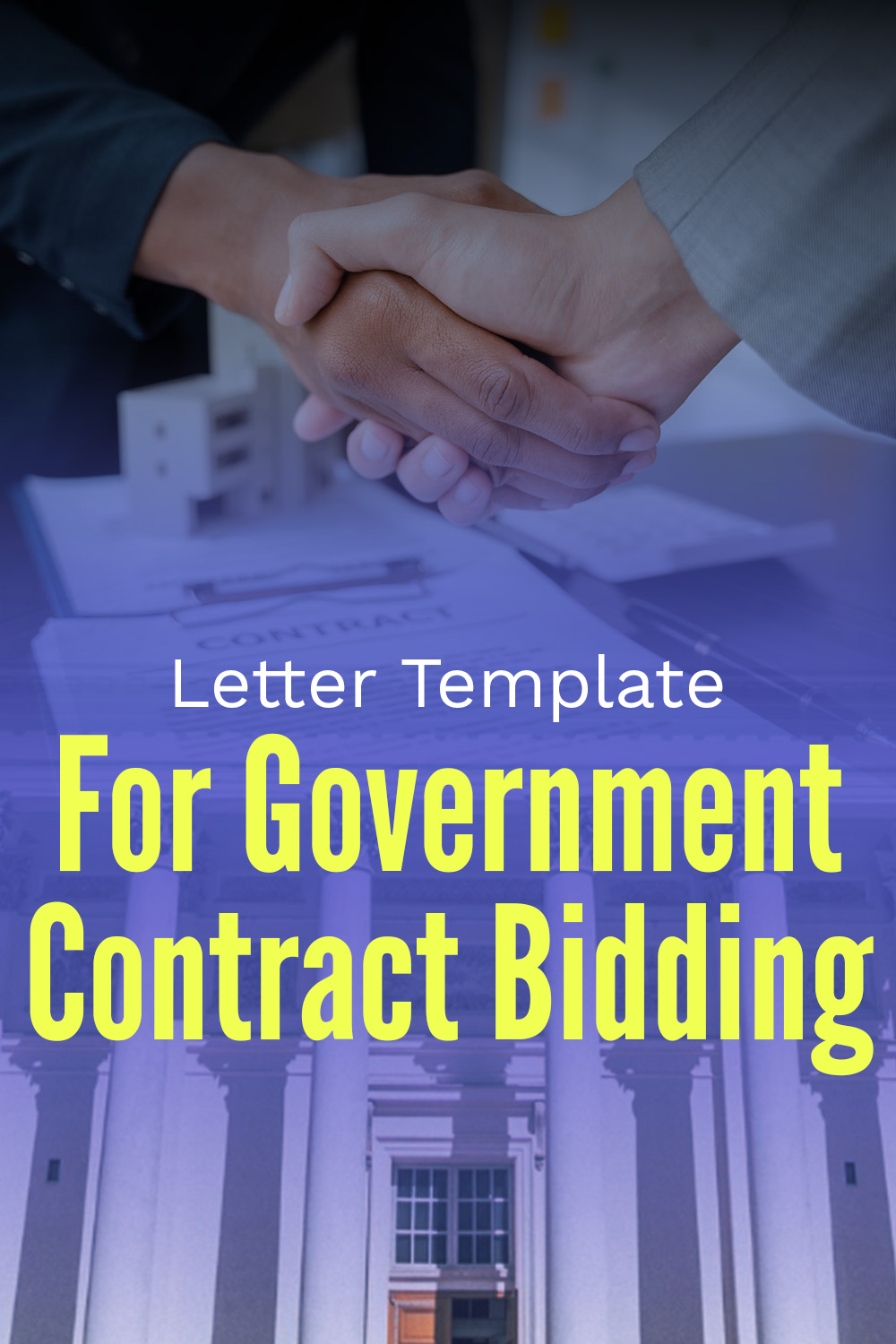 Letter Template For Government Contract Bidding