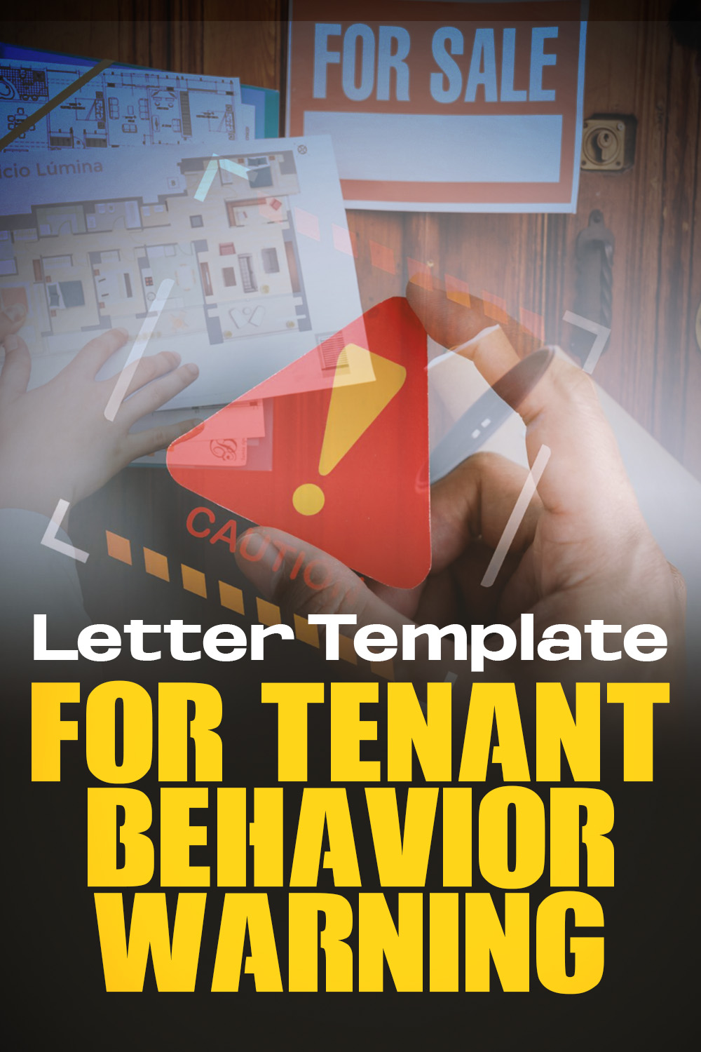 Letter Template For Tenant Behavior Warning