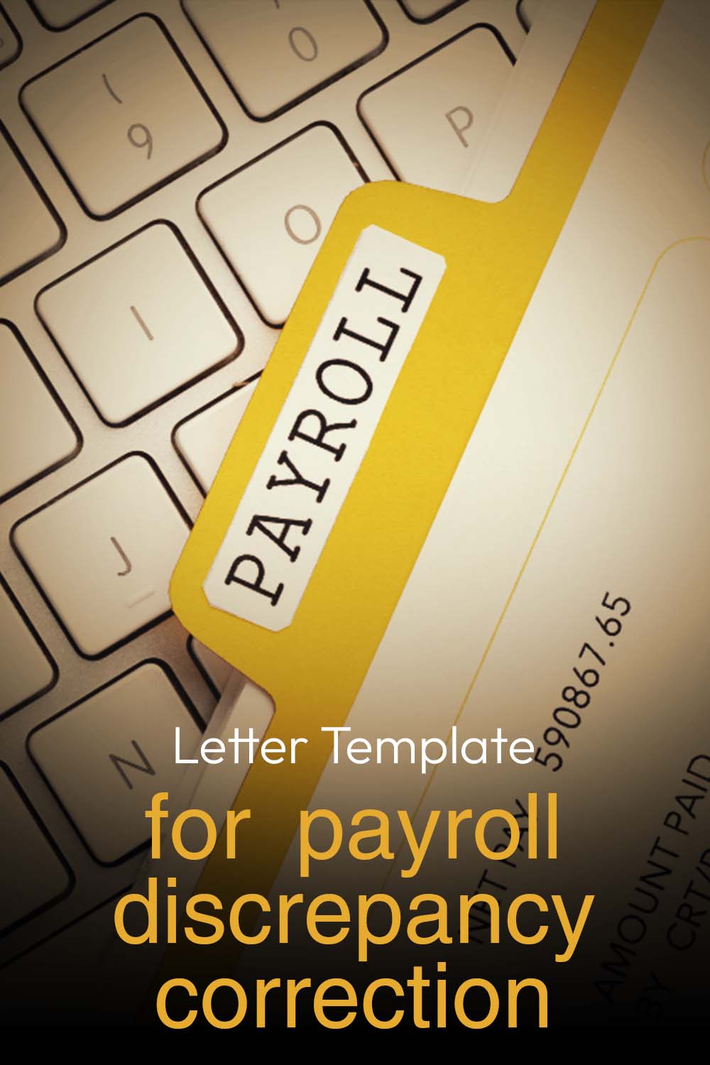 Letter Template For Payroll Discrepancy Correction