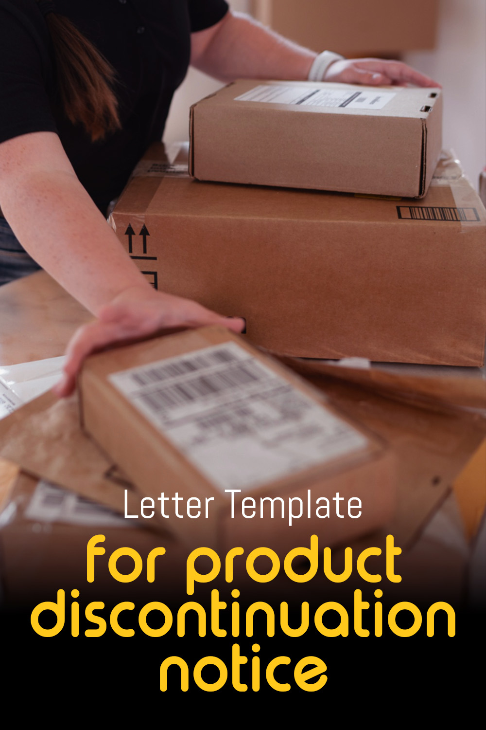 Letter Template For Product Discontinuation Notice