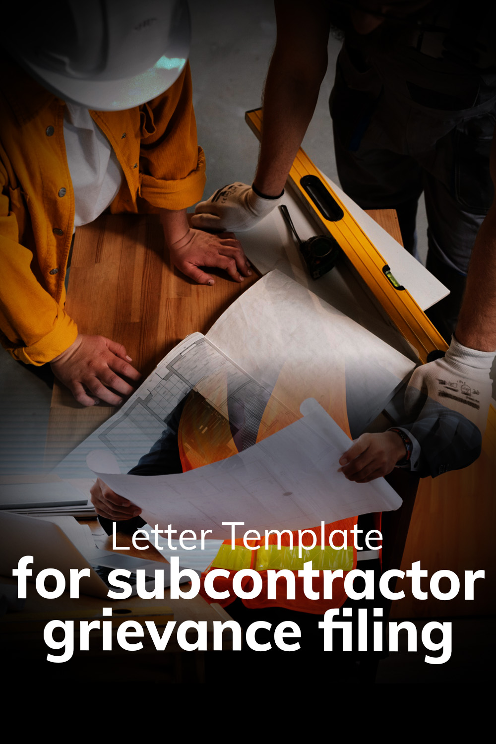 Letter Template For Subcontractor Grievance Filing