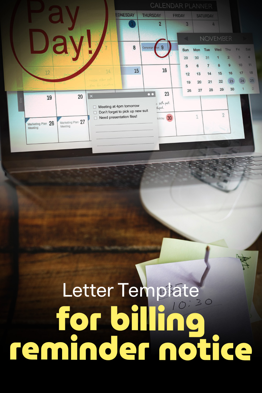 Letter Template For Billing Reminder Notice