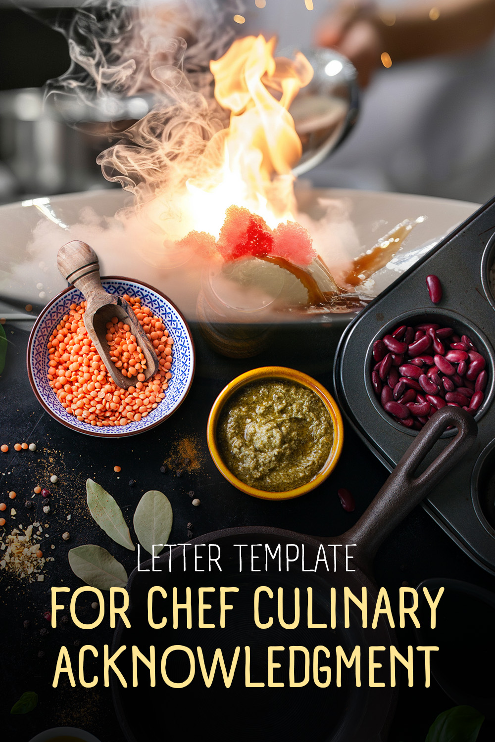 Letter Template For Chef Culinary Acknowledgment