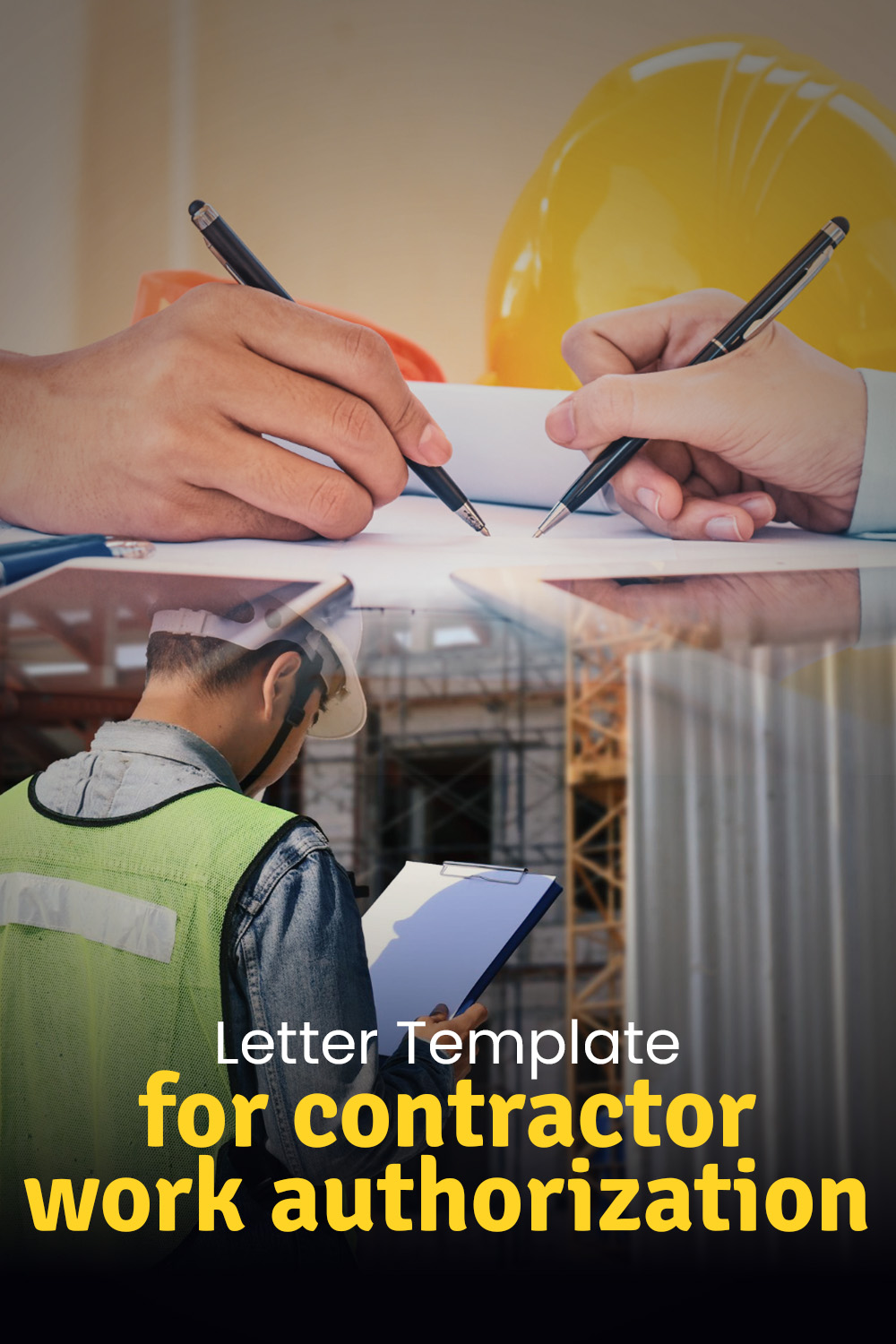 Letter Template For Contractor Work Authorization