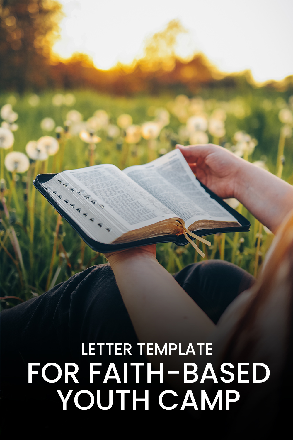 Letter Template For Faith-Based Youth Camp