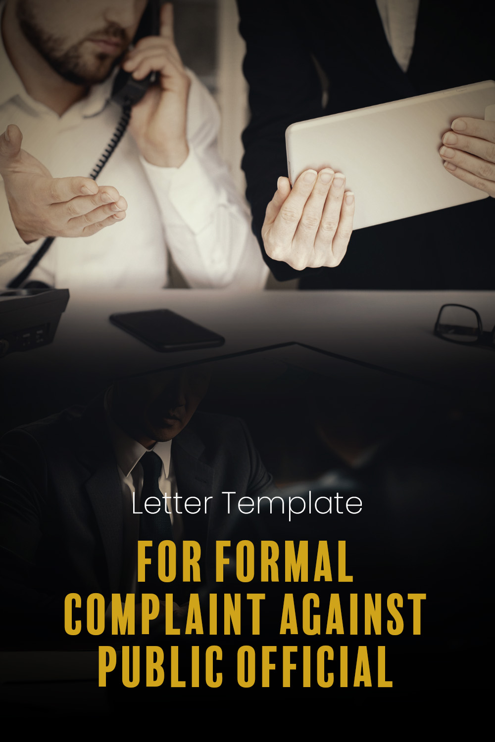Letter Template For Formal Complaint Against Public Official