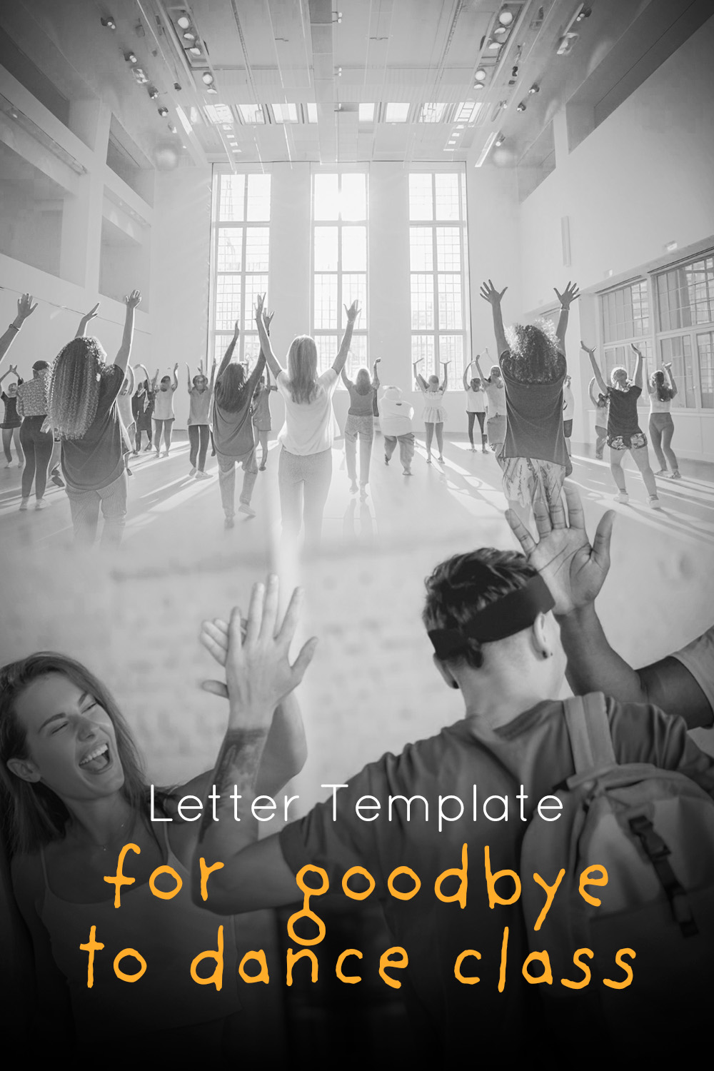 Letter Template For Goodbye To Dance Class