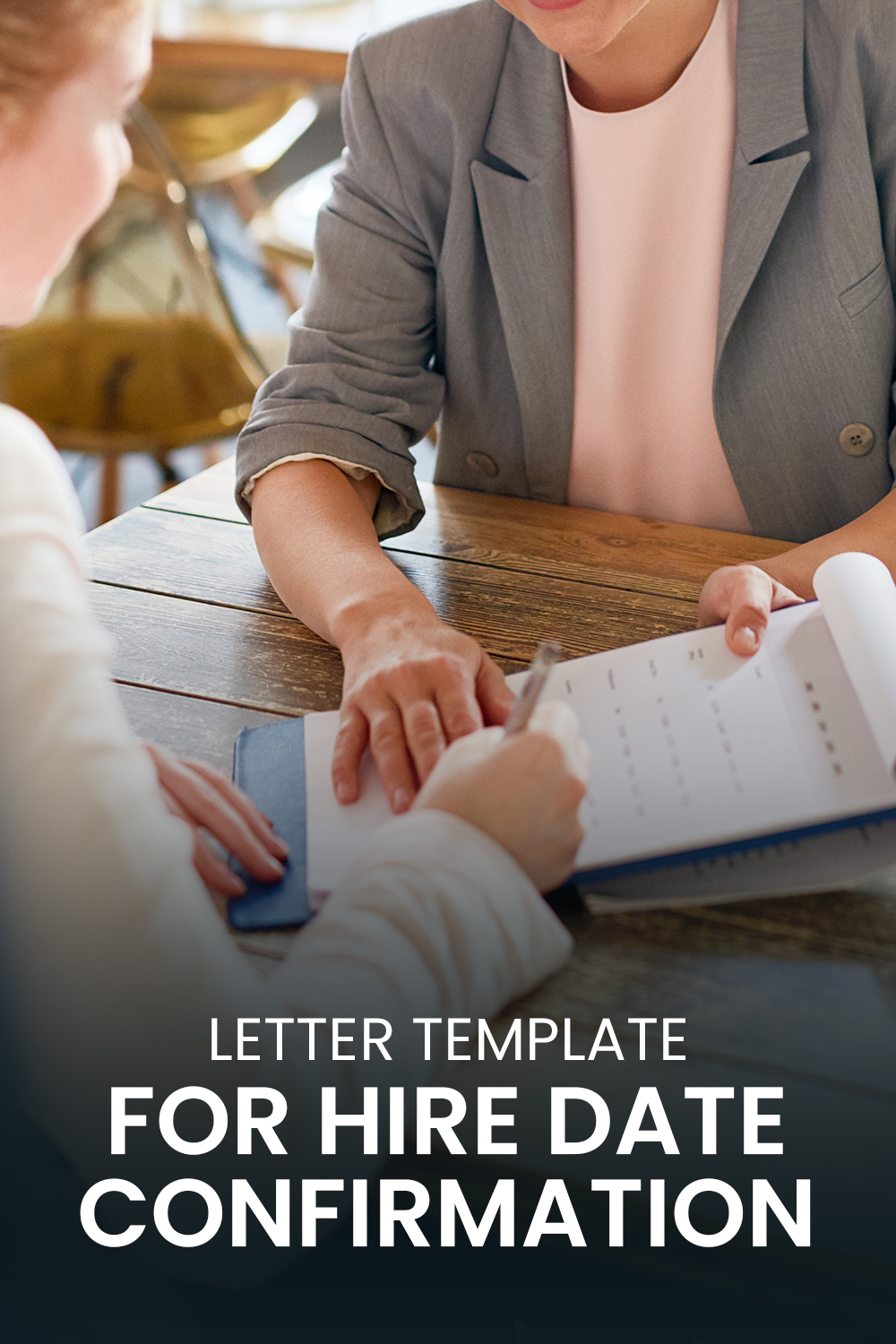 Letter Template For Hire Date Confirmation