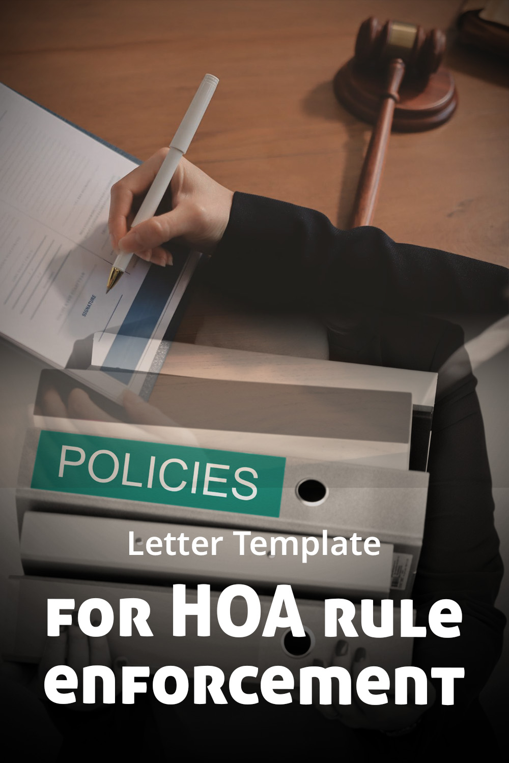 Letter Template For Hoa Rule Enforcement