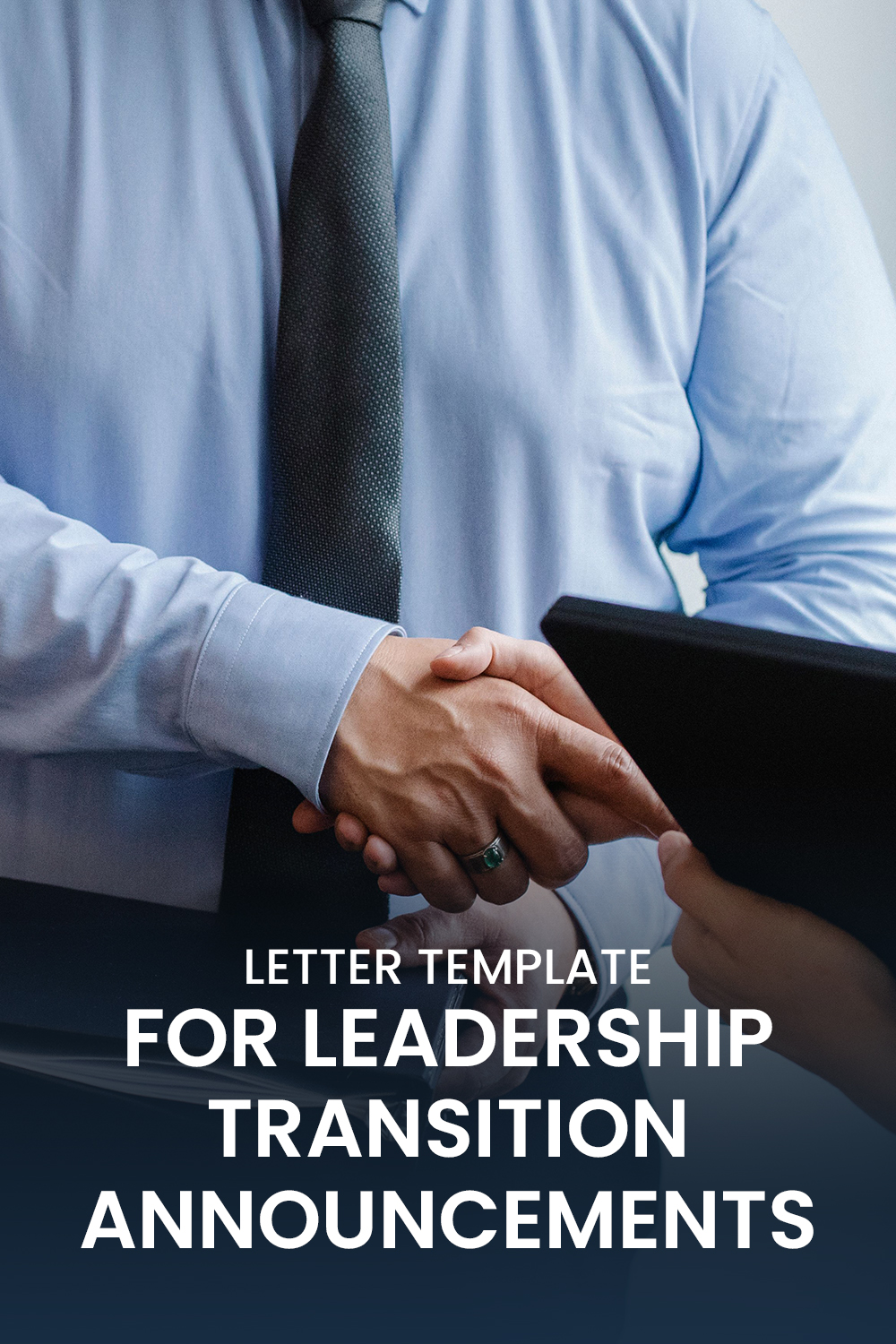 Letter Template For Leadership Transition Announcements