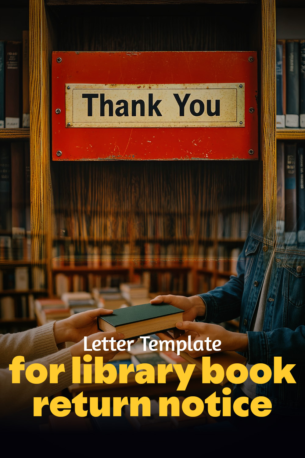 Letter Template For Library Book Return Notice