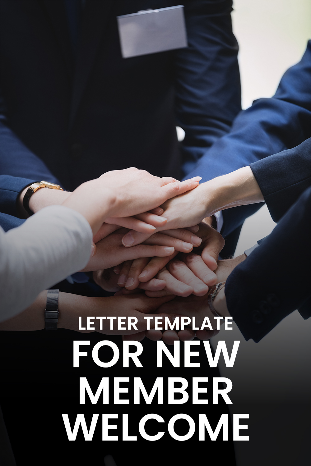 Letter Template For New Member Welcome