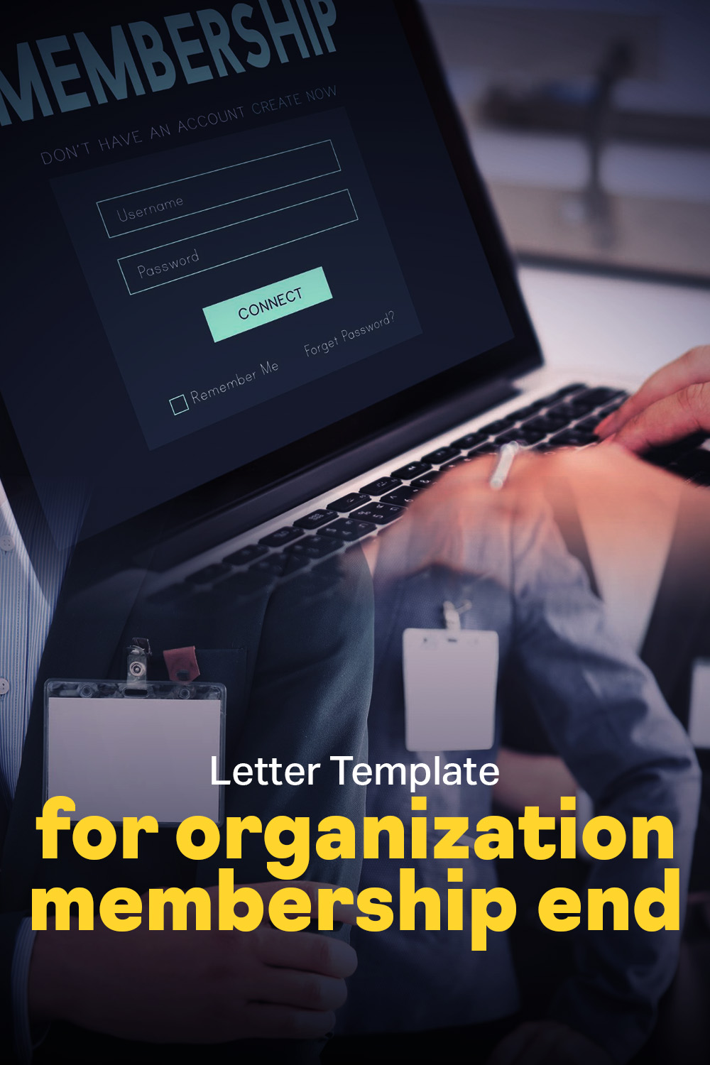 Letter Template For Organization Membership End
