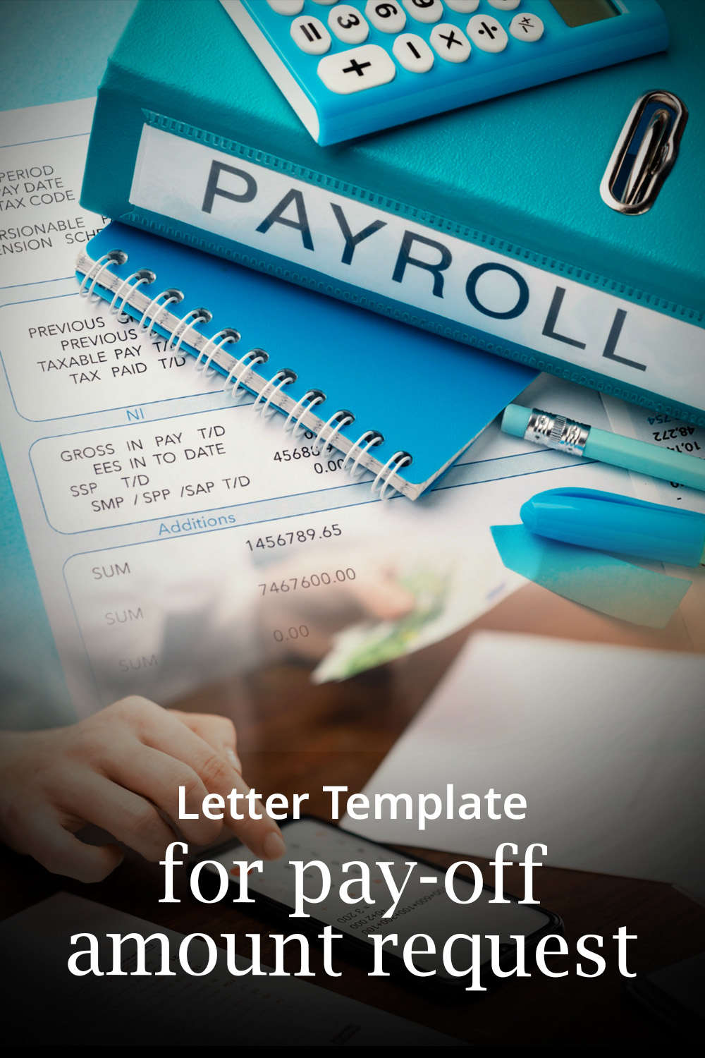 Letter Template For Pay-Off Amount Request