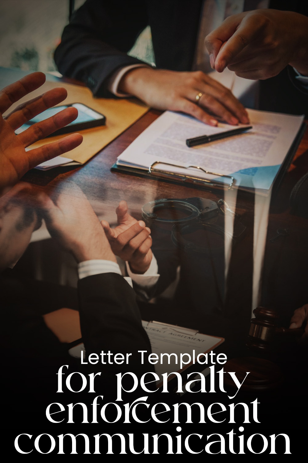 Letter Template For Penalty Enforcement Communication