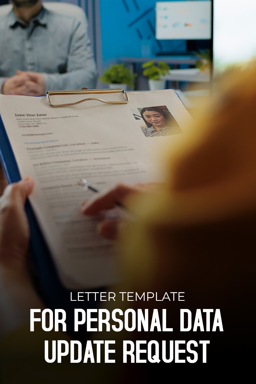 Letter Template For Personal Data Update Request