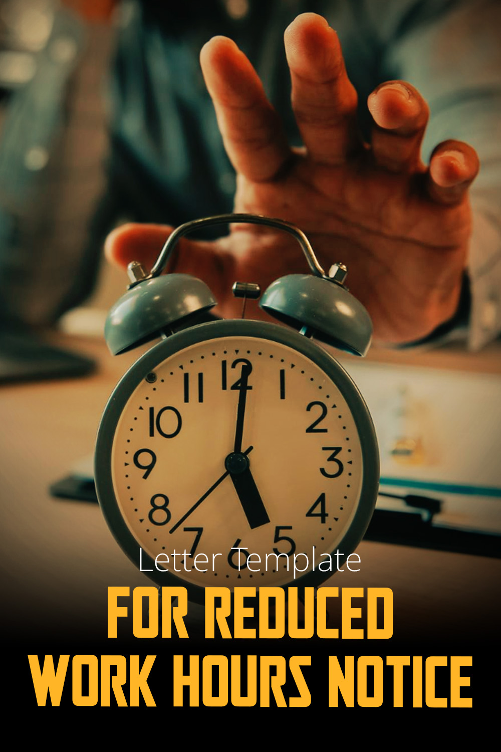 Letter Template For Reduced Work Hours Notice