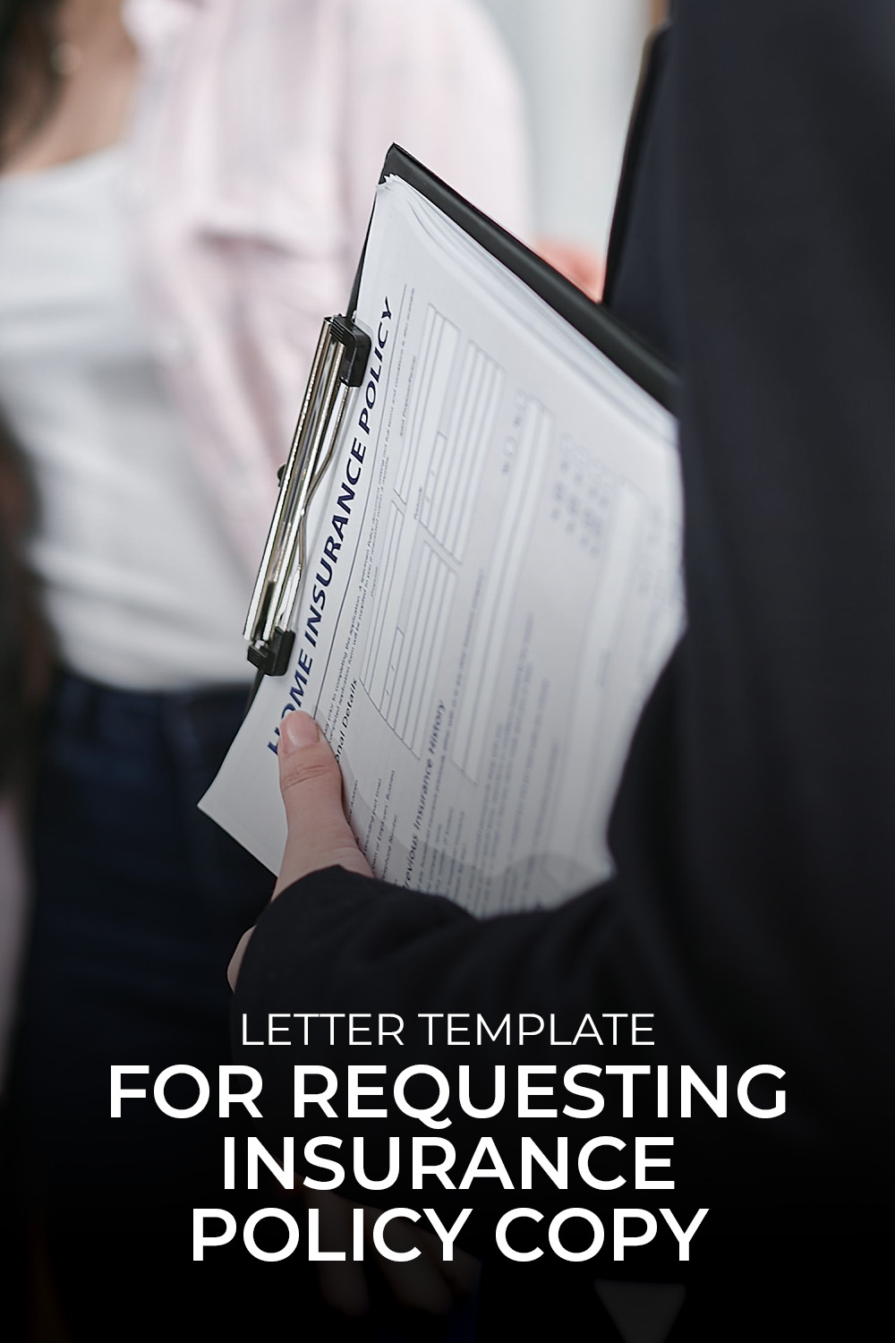 Letter Template For Requesting Insurance Policy Copy