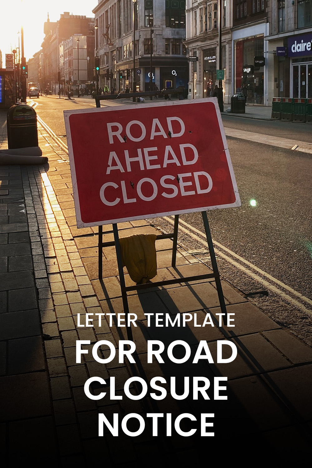 Letter Template For Road Closure Notice