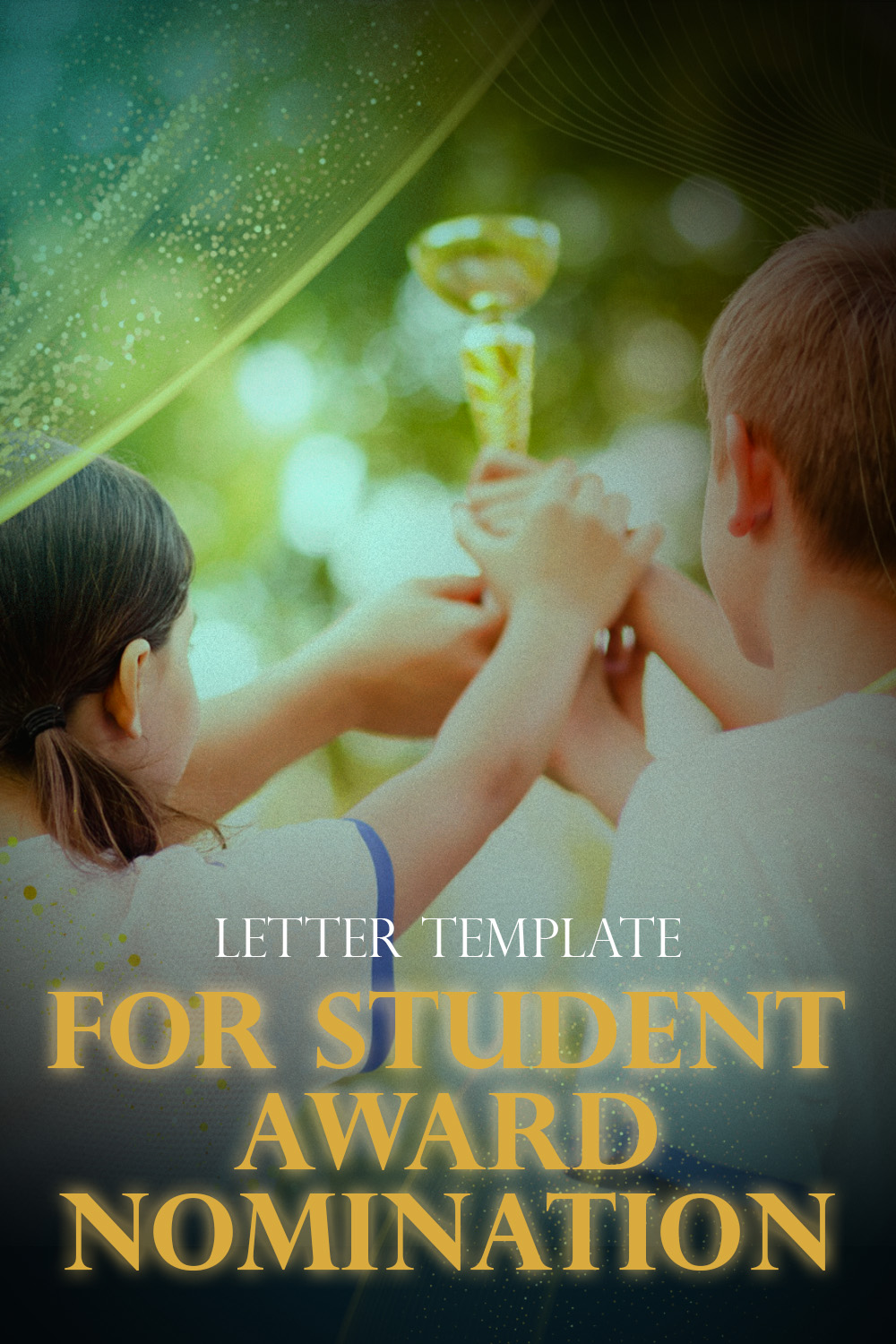 Letter Template For Student Award Nomination