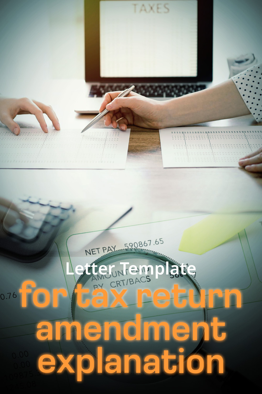 Letter Template For Tax Return Amendment Explanation