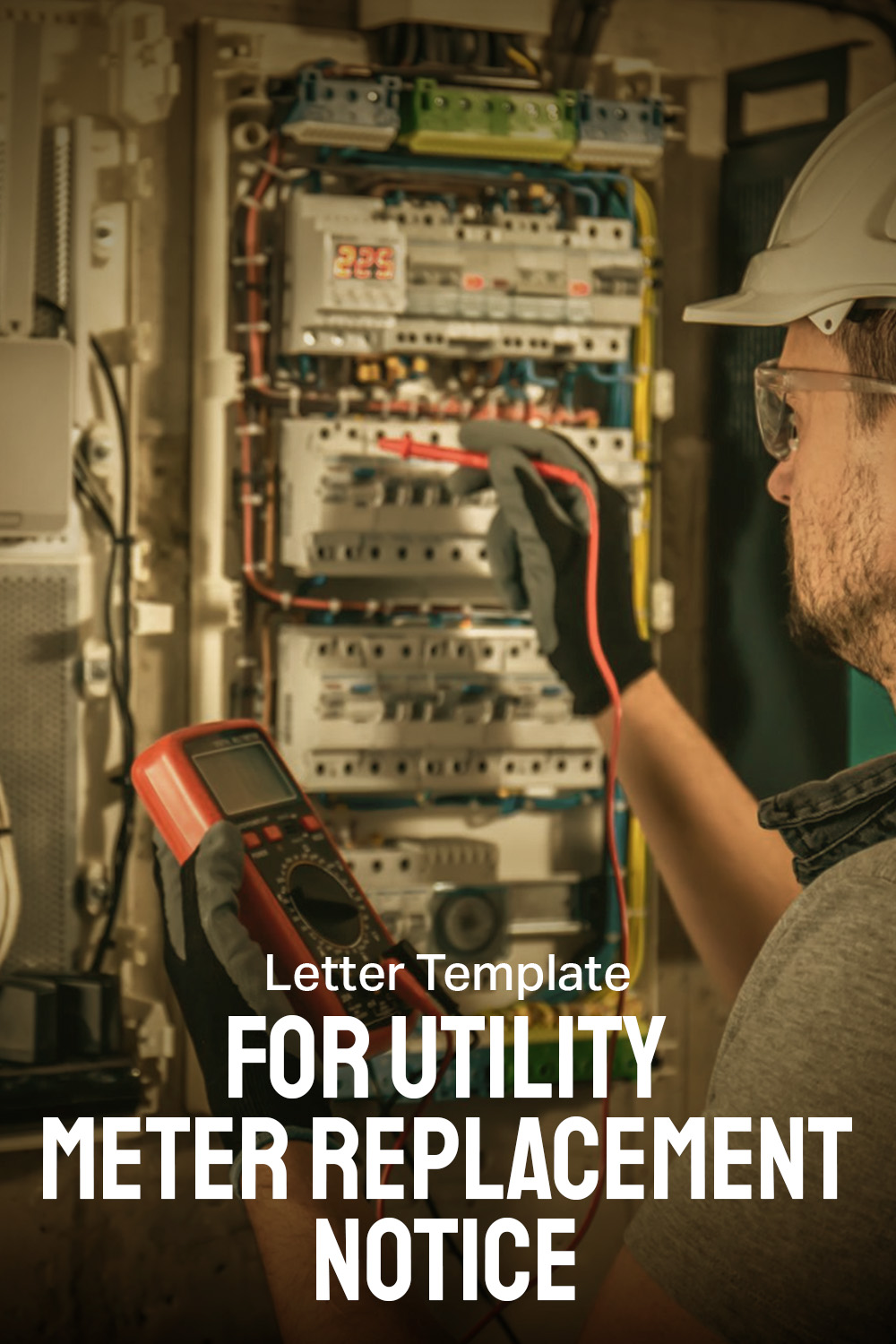 Letter Template For Utility Meter Replacement Notice