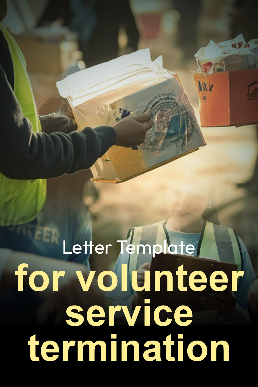 Letter Template For Volunteer Service Termination