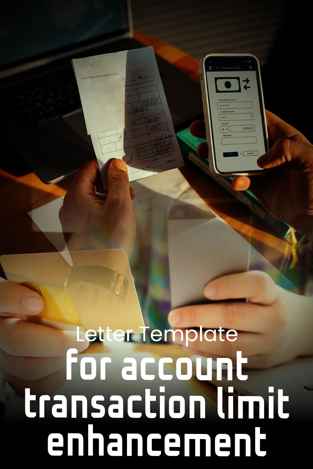 Letter Template For Account Transaction Limit Enhancement