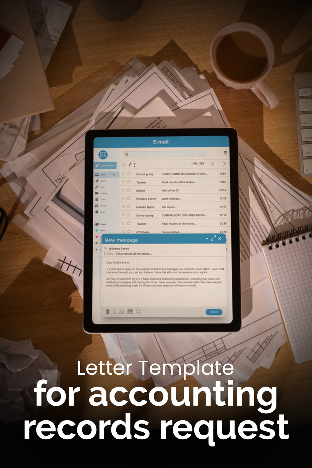 Letter Template For Accounting Records Request