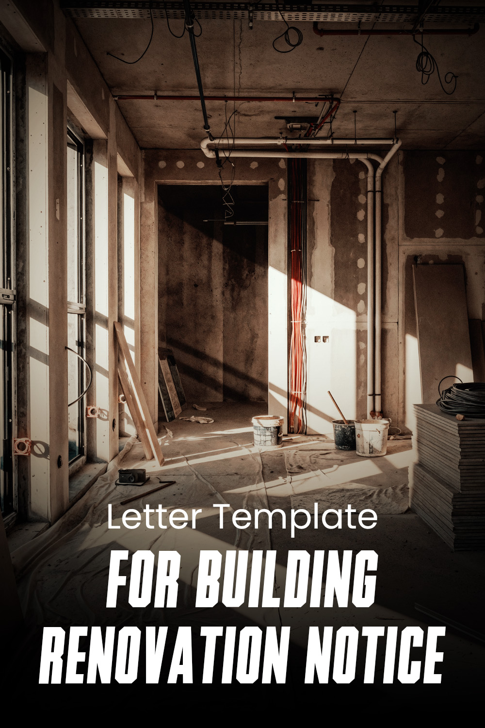 Letter Template For Building Renovation Notice