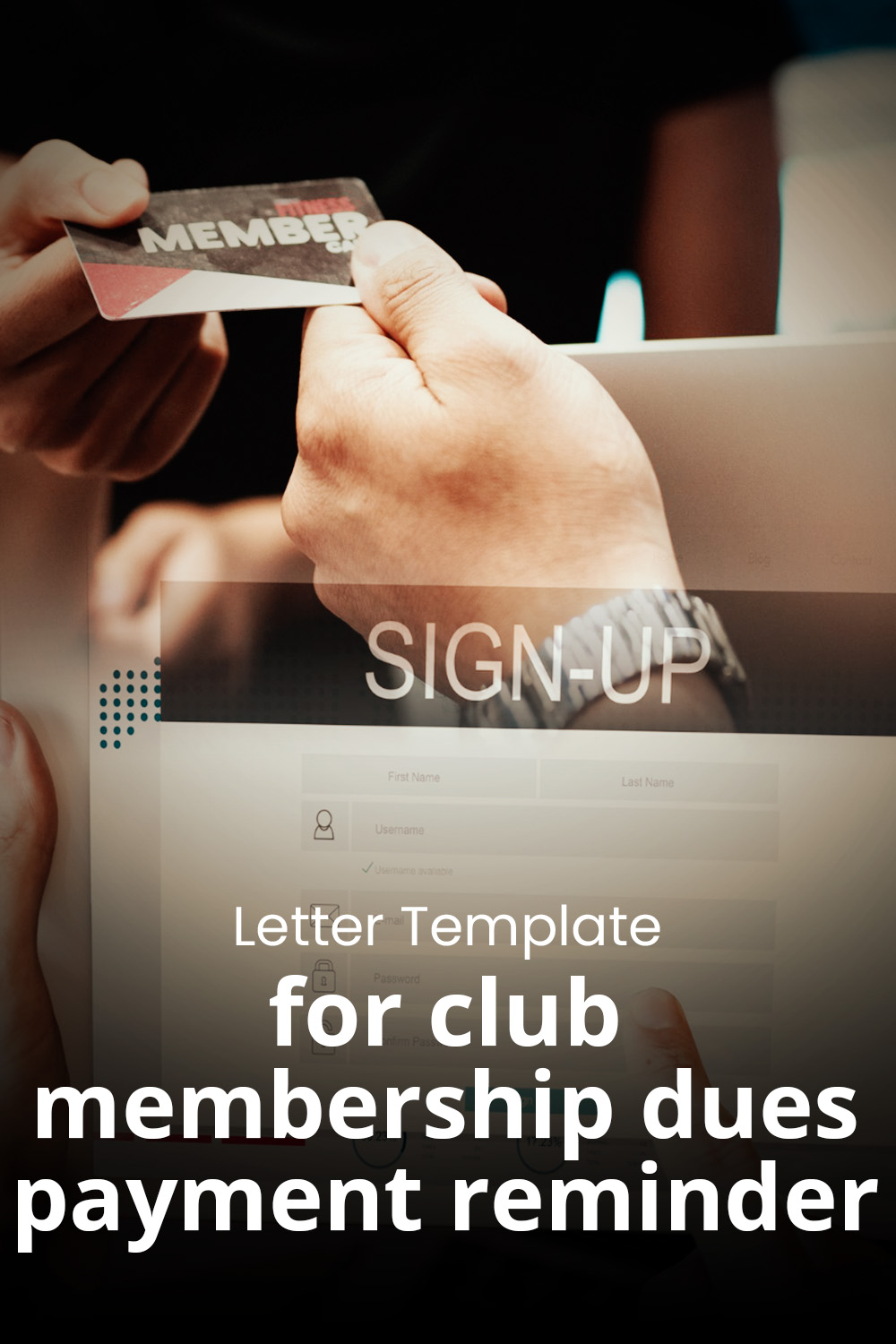 Letter Template For Club Membership Dues Payment Reminder