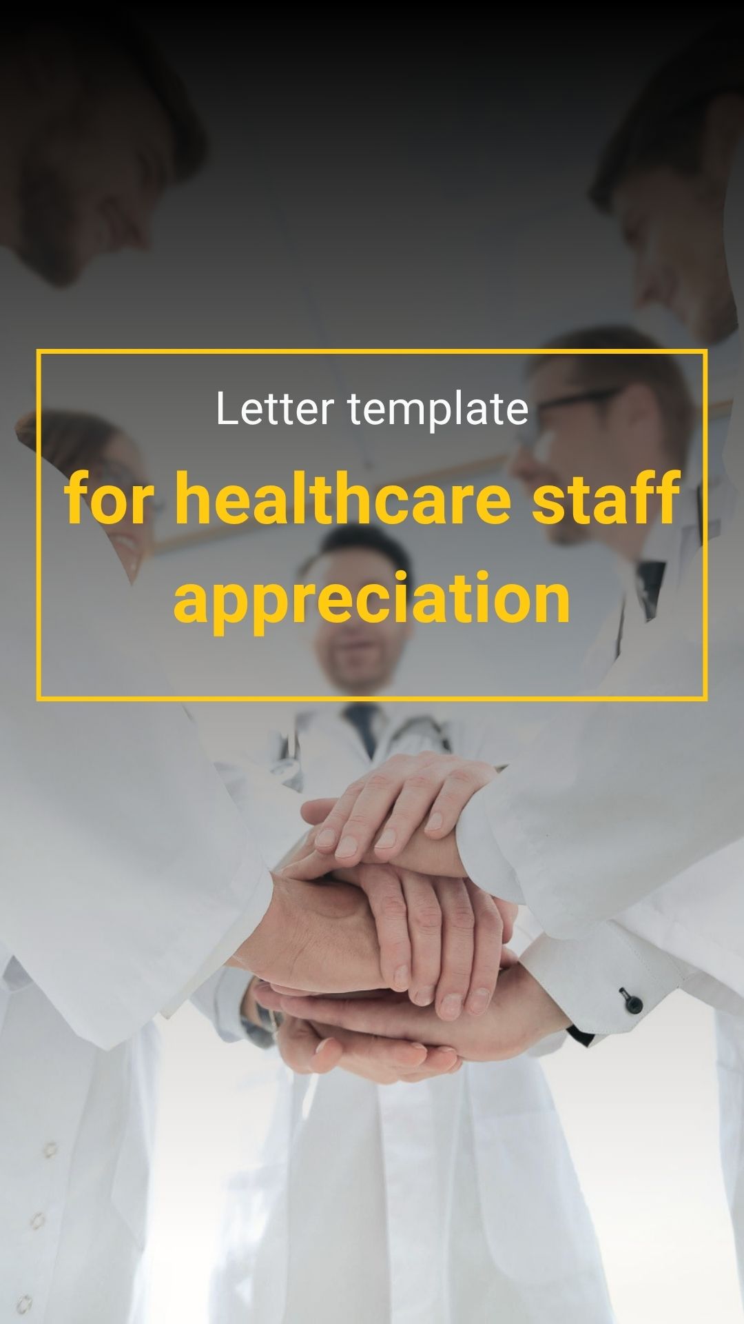 Letter Template For Healthcare Staff Appreciation