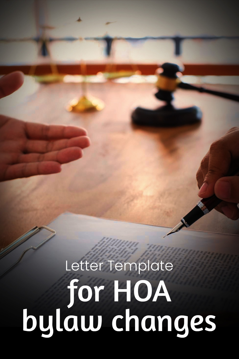 Letter Template For Hoa Bylaw Changes