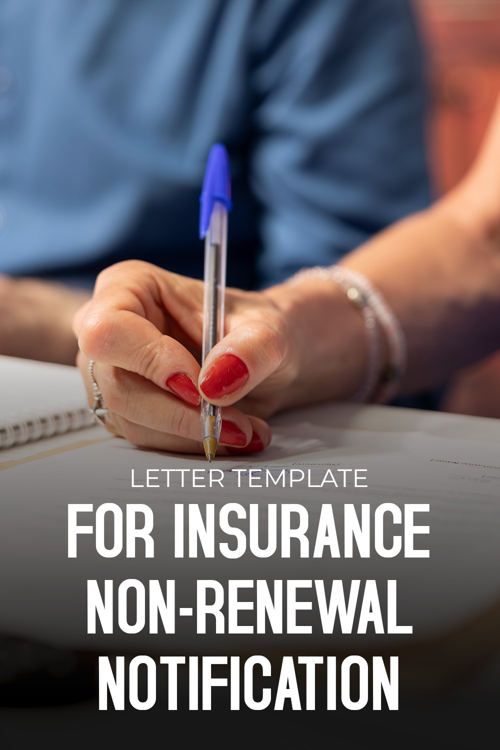 Letter Template For Insurance Non-Renewal Notification