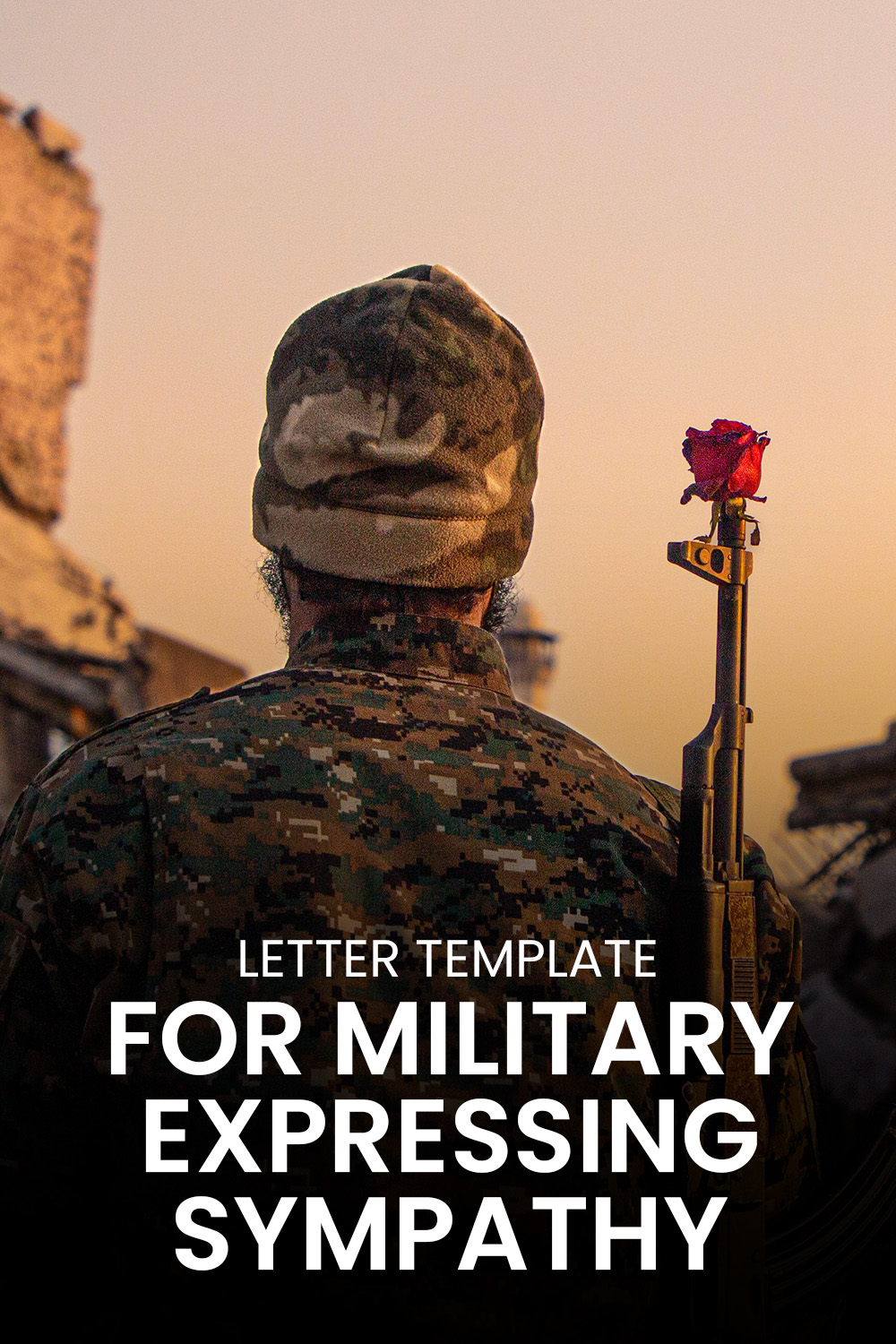 Letter Template For Military Expressing Sympathy