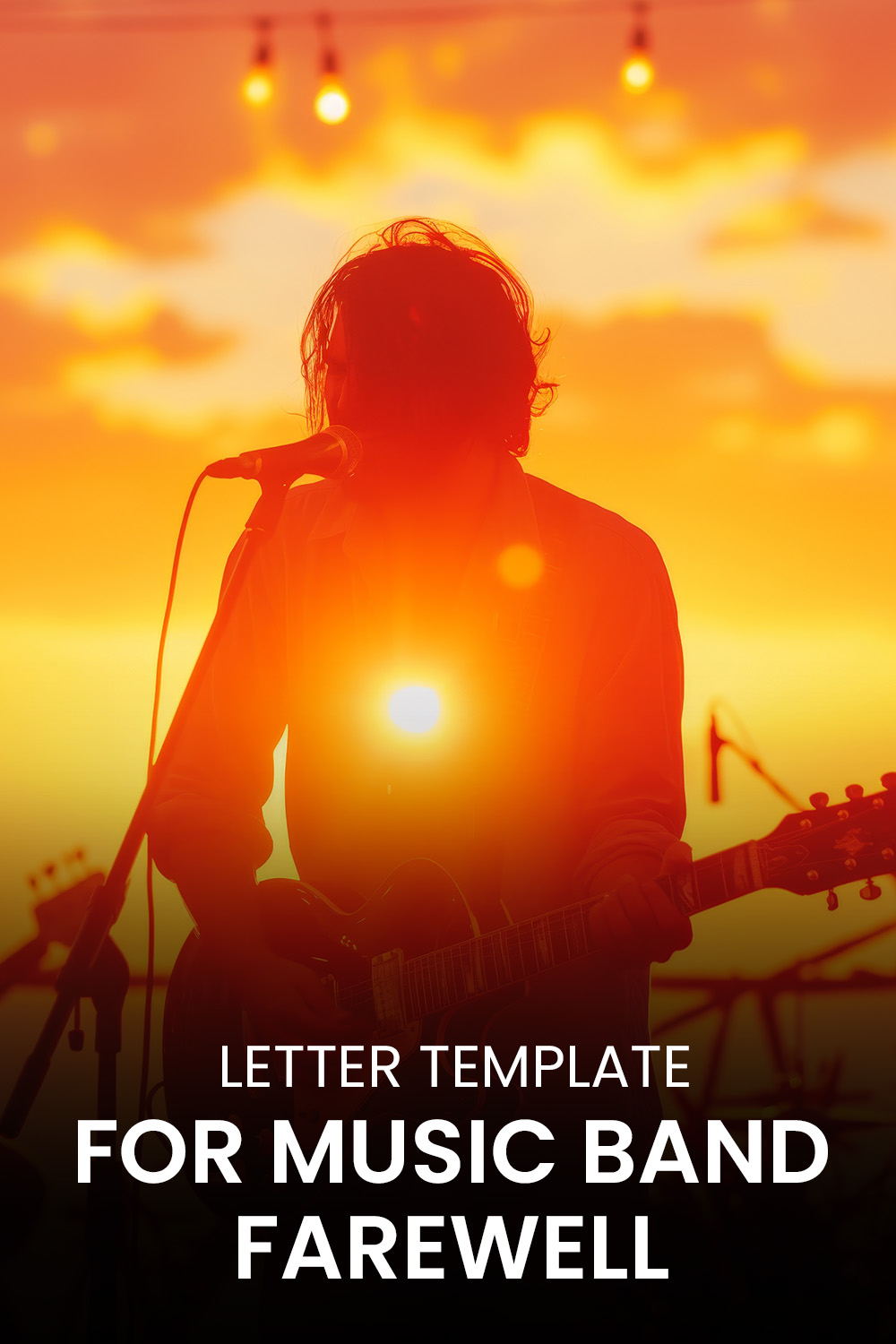 Letter Template For Music Band Farewell