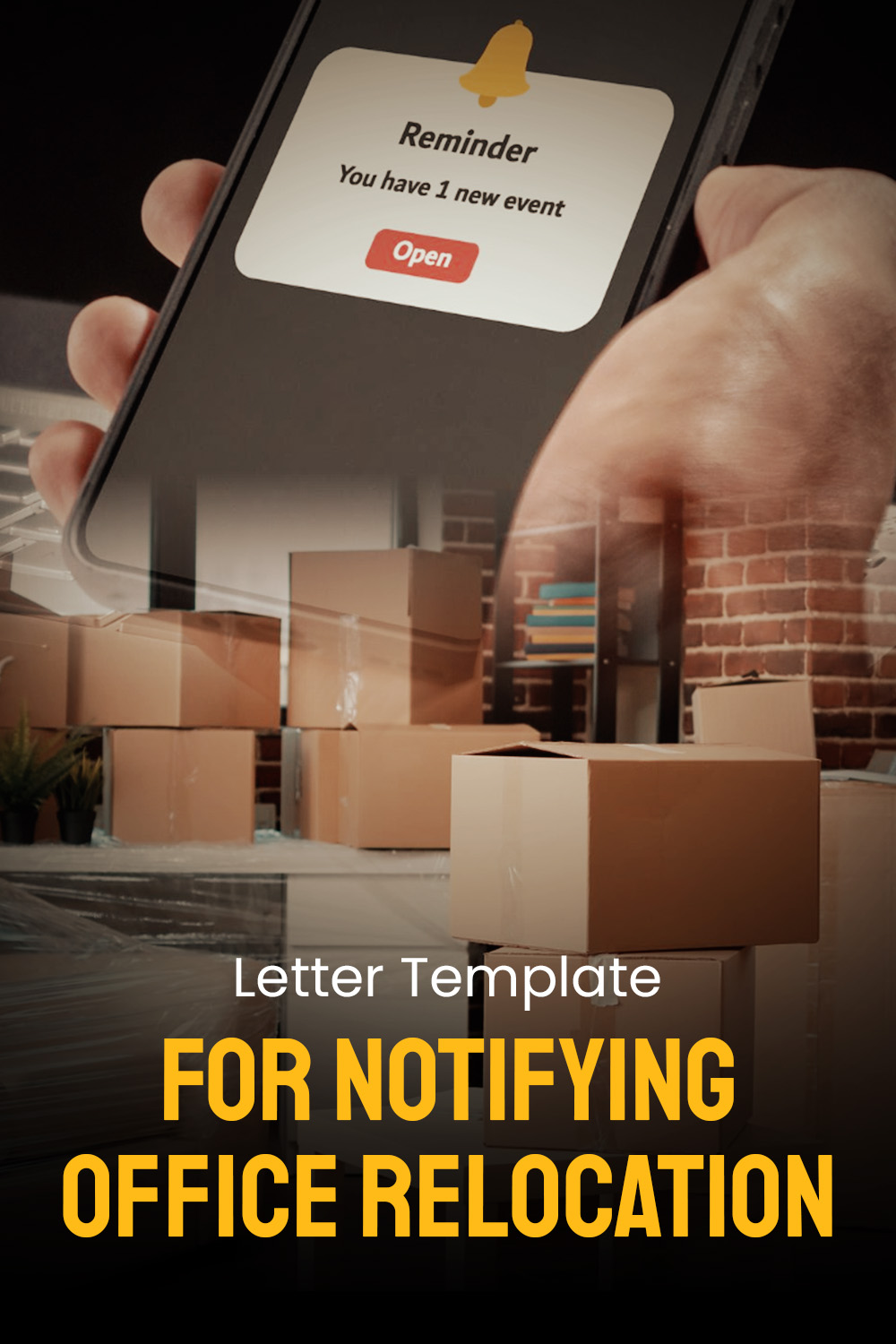 Letter Template For Notifying Office Relocation