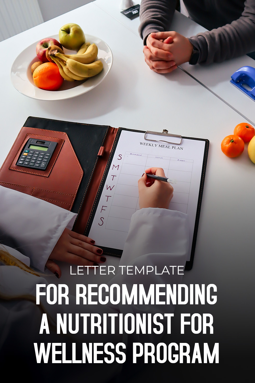 Letter Template For Recommending A Nutritionist For Wellness Program.
