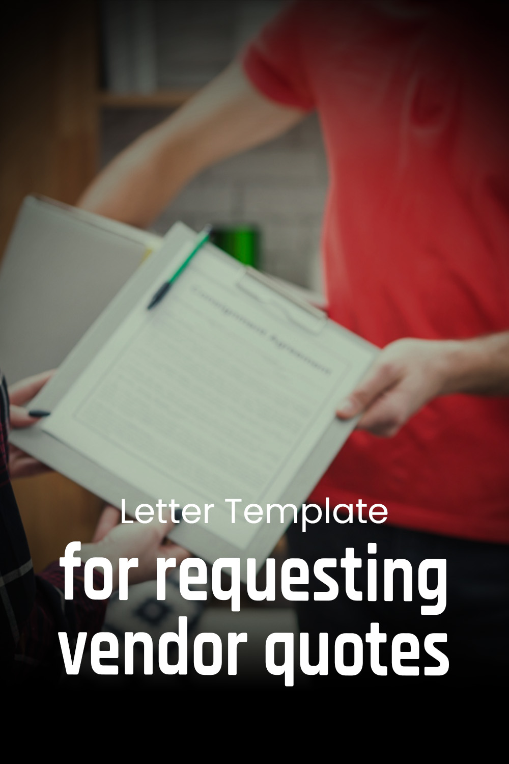 Letter Template For Requesting Vendor Quotes