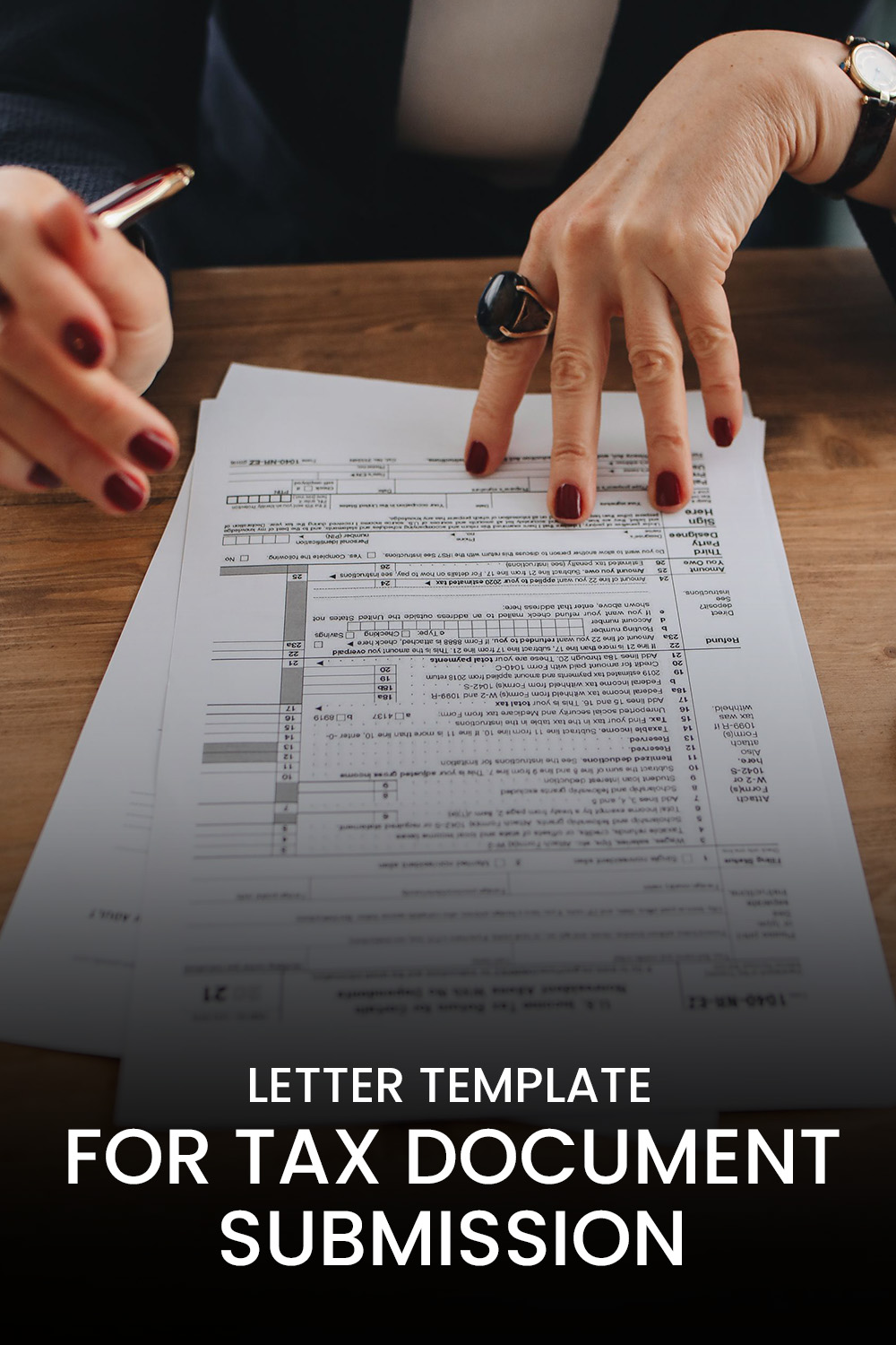 Letter Template For Tax Document Submission