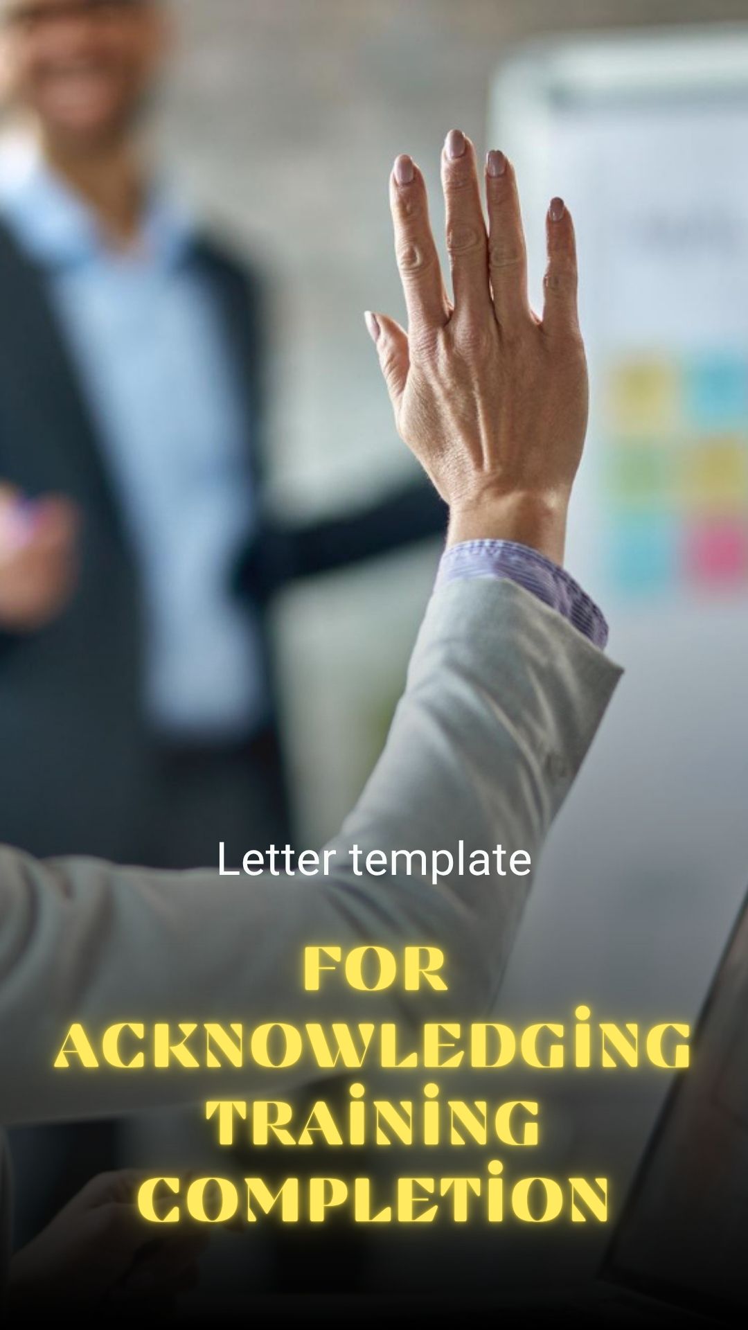 Letter Template For Acknowledging Training Completion