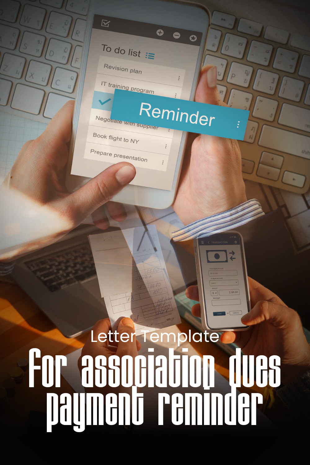 Letter Template For Association Dues Payment Reminder
