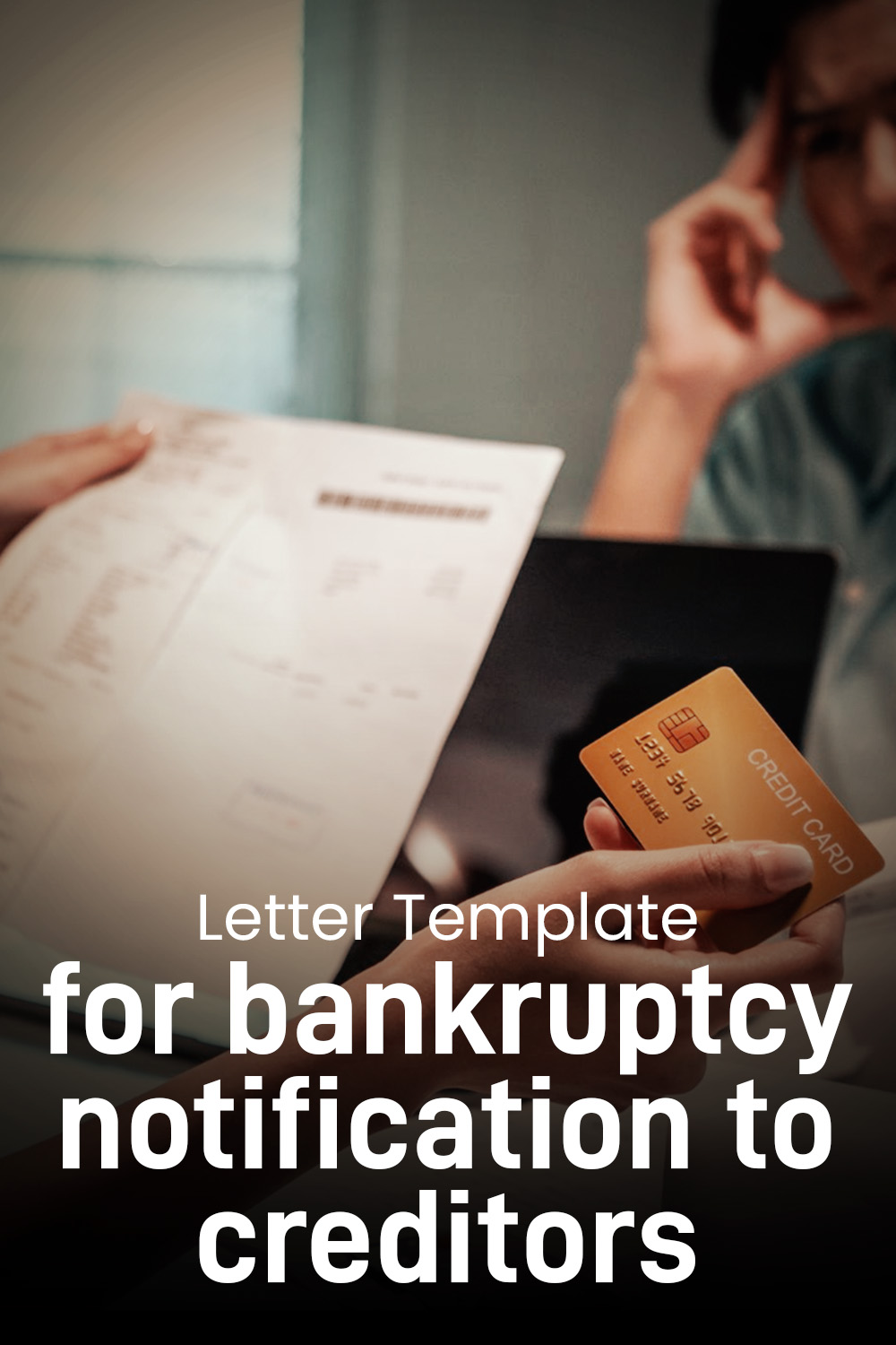 Letter Template For Bankruptcy Notification To Creditors