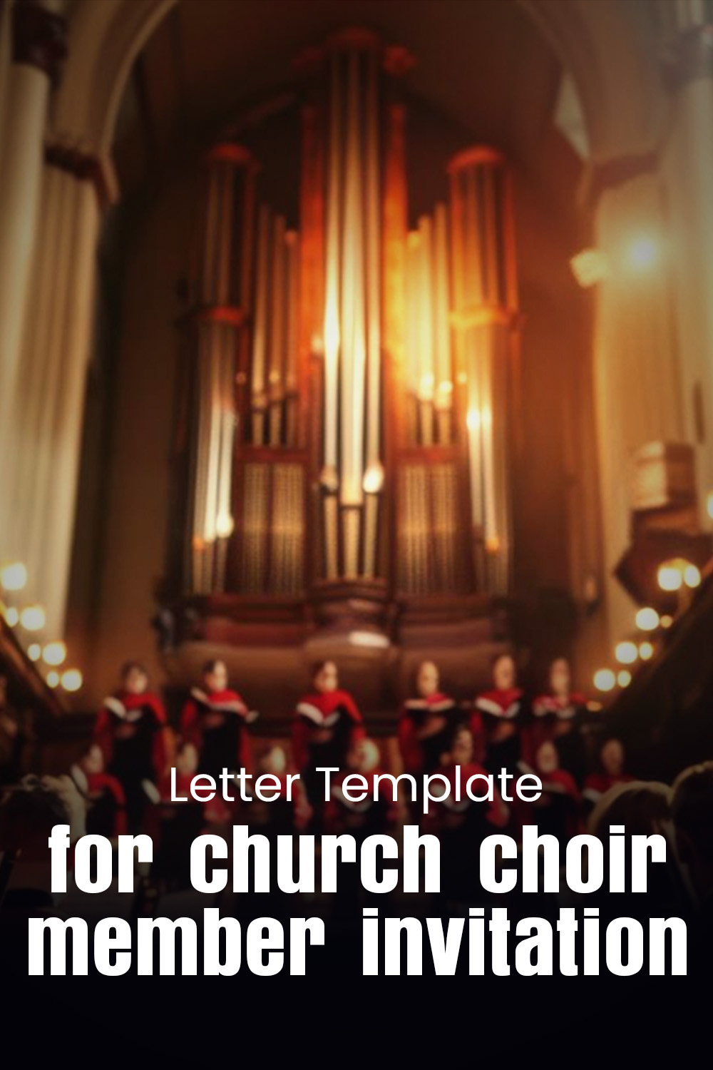 Letter Template For Church Choir Member Invitation