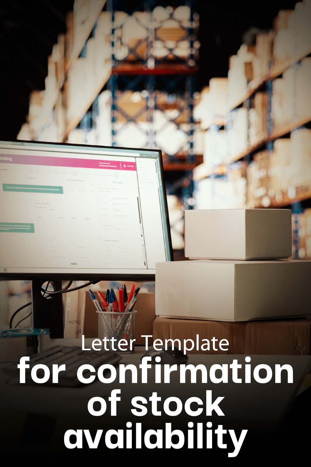 Letter Template For Confirmation Of Stock Availability