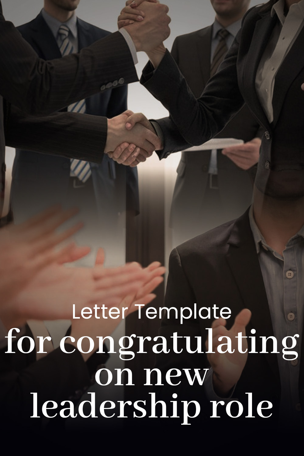Letter Template For Congratulating On New Leadership Role