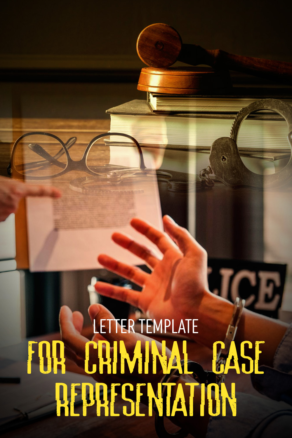 Letter Template For Criminal Case Representation