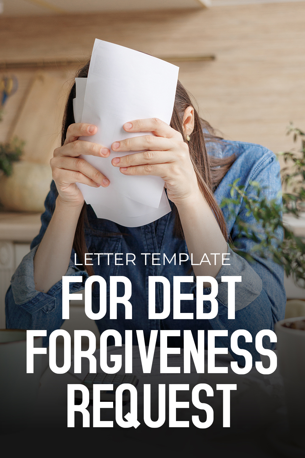 Letter Template For Debt Forgiveness Request
